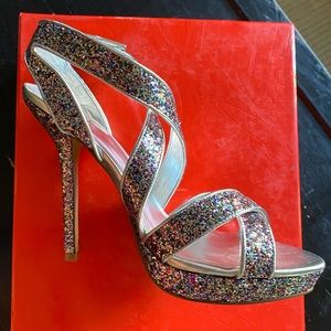 Charles David Multi Color Glitter Stiletto